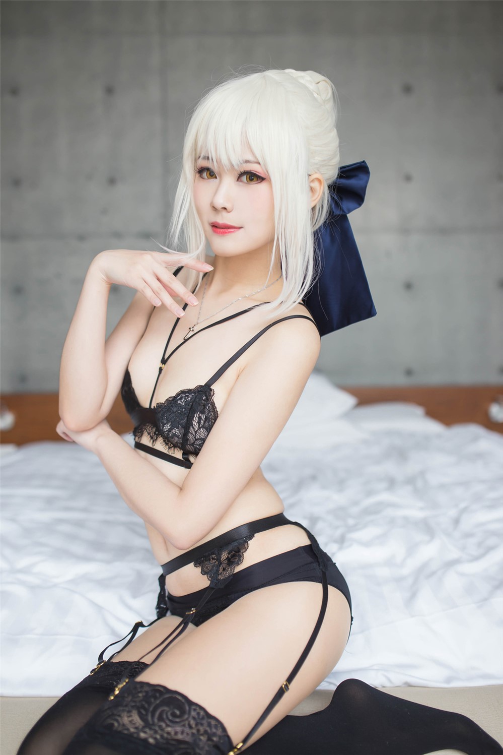 KaYa萱COSPLAY-No.006 – 黑贞 黑呆毛下着